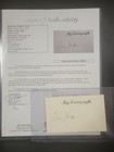 Arnie Herber Signed 3x5 Index Card w/JSA LOA Autograph Packers Autographed — photo 1