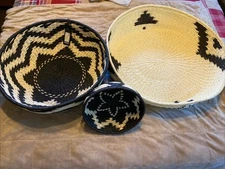 3 RENWIL Tatiana Seagrass Basket Basket Wall Art-3 pieces W Tag 24”