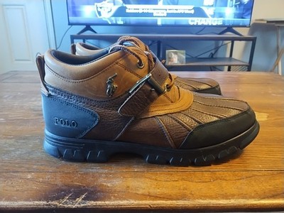 Ralph Lauren Polo Dover III Brown Boots Size 12