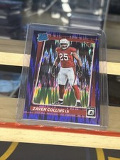 2021 Donruss Optic Zaven Collins RC Purple Shock Prizm SP Arizona Cardinals