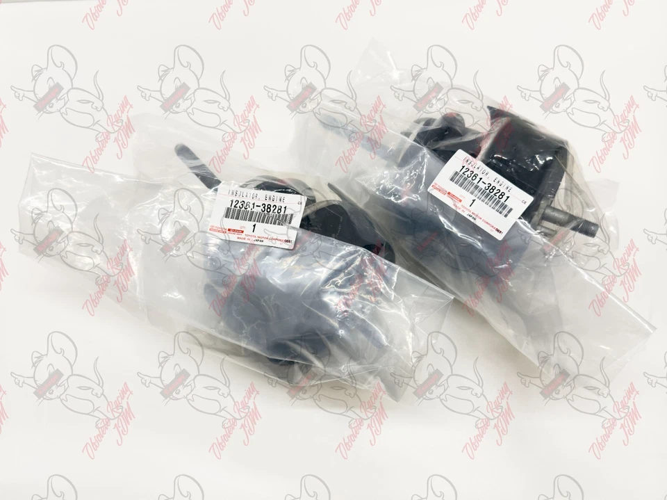 Lexus Genuino LS460 460L AISLANTE MOTOR MONTAJE DELANTERO Set 12361-38281 OEM Foto 3 de 4