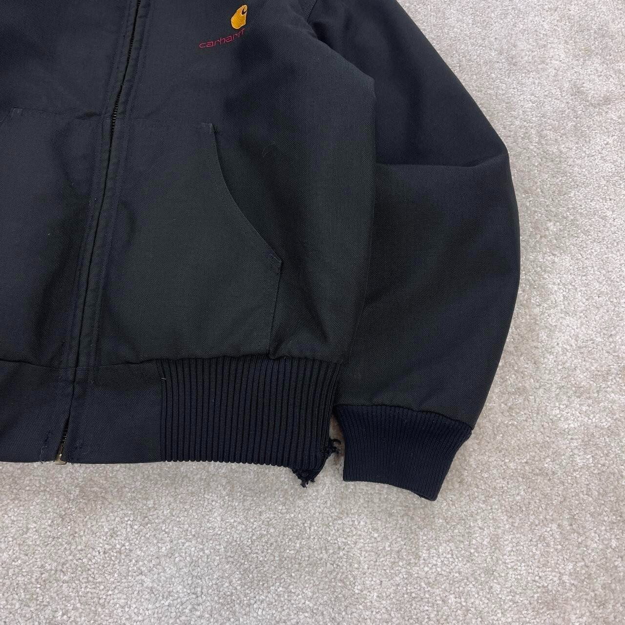 Black Carhartt Active Jacket - Small - Durable OG American Workwear image 4