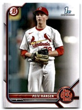 2022 Bowman Draft 1st Bowman Paper Pete Hansen St. Louis Cardinals #BD-128
