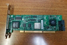 AMCC 3WARE 9550SX-4/8LP SI-Port PCI SATA RAID Controller Card P/N: 700-3189-05