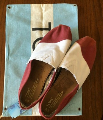 burgundy toms mens