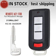 3Button for Mitsubishi Mirage 2013-2019 Smart Remote Key Fob OUC003M 8637B153