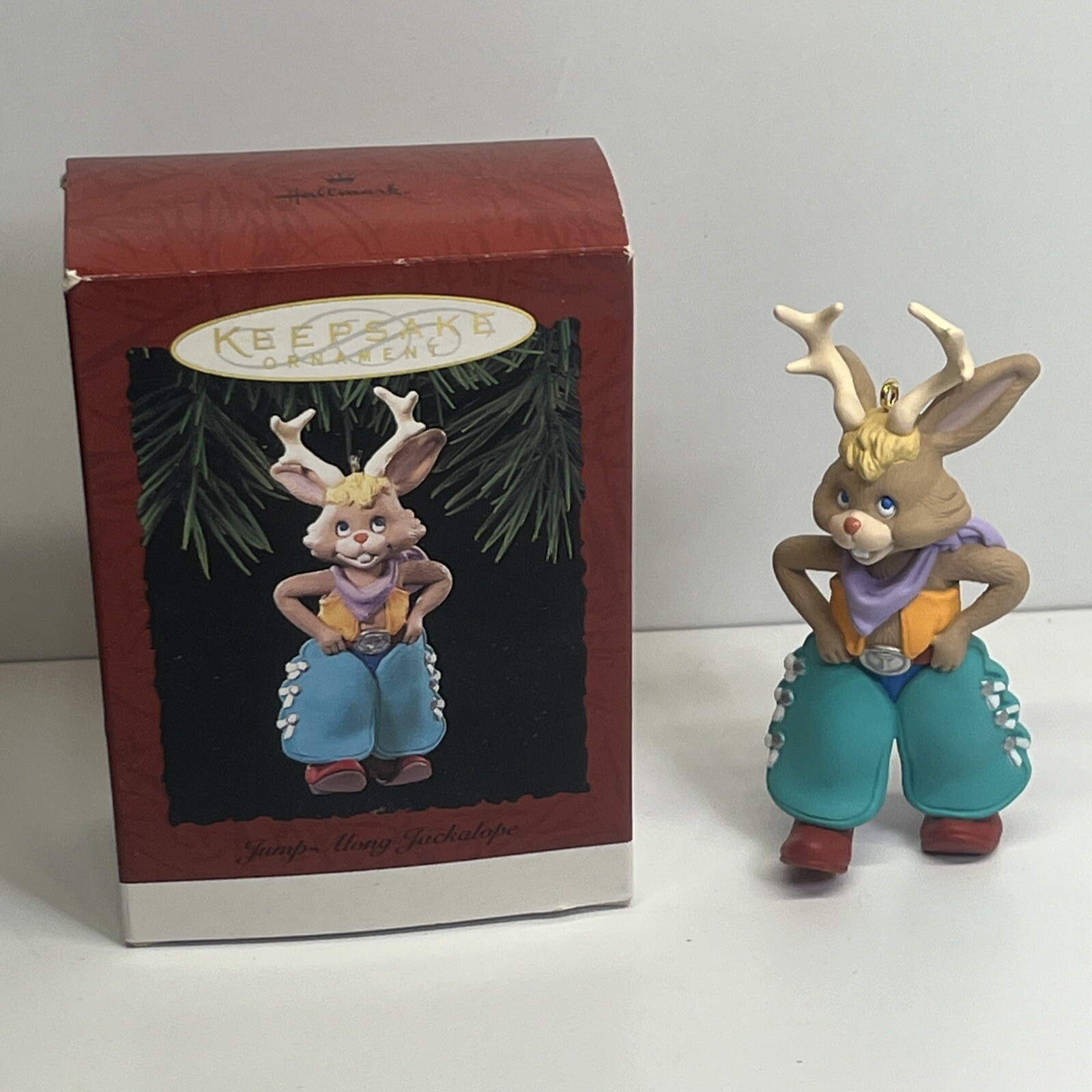 Hallmark Keepsake Christmas Ornament Jump-Along Jackalope 1994
