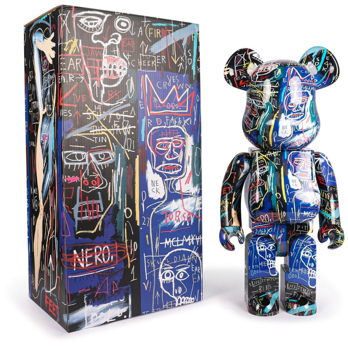Jean-Michel Basquiat #7 1000% Medicom Bearbrick Be@rbrick Jean-Michel Basquiat #7 1000% Medicom Bearbrick Be@rbrick