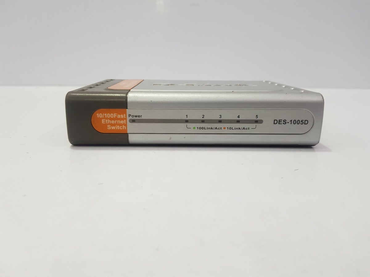 D-Link DES-1005D Ethernet Switch 5-Port - Lüfterloser Netzwerk Switch Für Zuhause