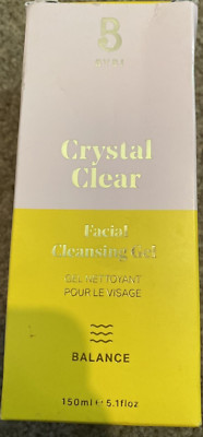 BYBI Crystal Clear Facial Cleansing Gel 5.1 Oz  Balance Clogged Pores Oily Skin