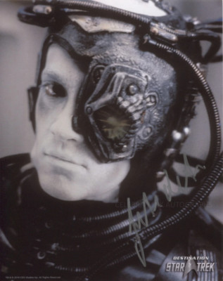 JONATHAN DEL ARCO as Hugh Borg - Star Trek: TNG GENUINE SIGNED AUTOGRAPH