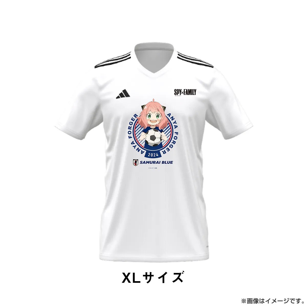 SPY×FAMILY T-shirt Japan National Soccer Team ver. (White XL Size) Anime New