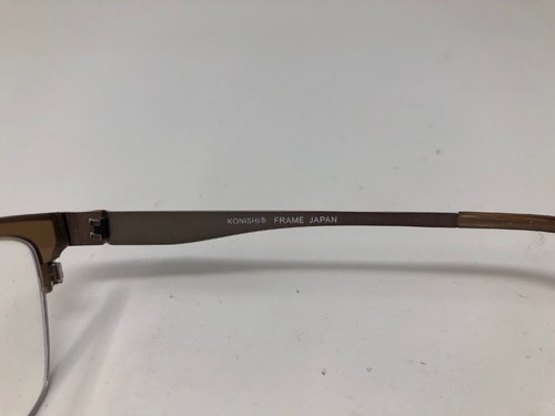 Konishi Eyeglasses Frames KS1670 Stainless Steel Brown 44-17-138 IN75 - Picture 6 of 10
