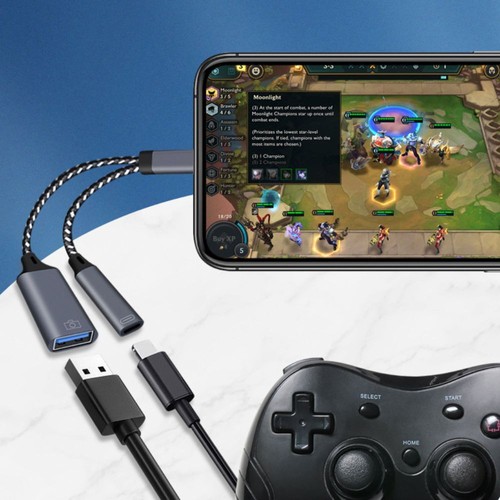 USB 3.0 USB C OTG Cable Phone Adapter OTG Charging Adapter PD Charging Port - 第 5/8 張圖片