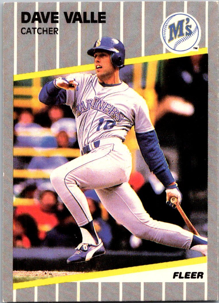 1989 Fleer Dave Valle    #561
