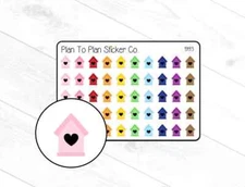 1993~~Birdhouse Planner Stickers.
