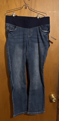 Planet Motherhood XL Demi Panel Jeans Medium Wash NWT