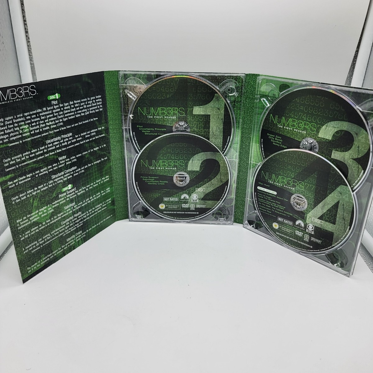 Numb3rs - The Complete First Season (DVD, 2005, Numbers