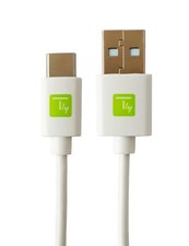 Techly Cavo USB A Maschio 2.0 / USB-C&trade; Maschio 1m Bianco