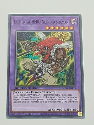 Yu-Gi-Oh! Einzelkarte Elemental Hero Necroid Shaman NM