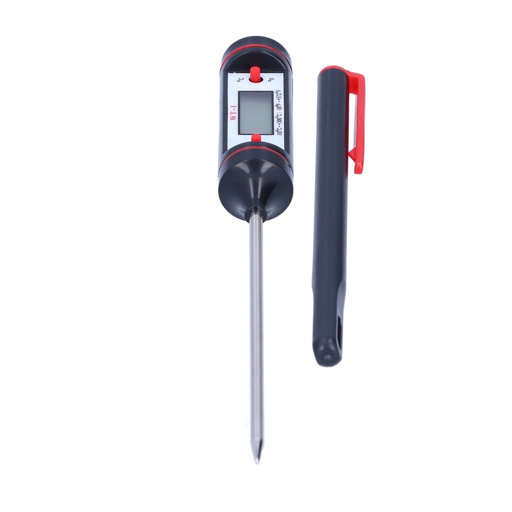 Meat Thermometer Digital Food Probe BBQ Cooking Tools ‑50℃~+300℃ Plug‑in Meter
