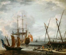 high quality oil painting handpainted on canvas " A Calm"