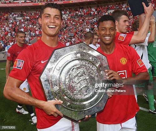 BNWT Player Issue Manchester United 2007/2008 Community shield #7 Ronaldo XXL - Picture 8 of 9