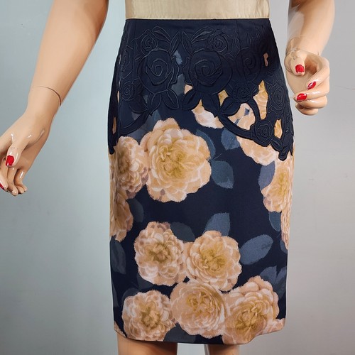 ALANNAH HILL Silk Dress Size 8 RRP$389 Sleeveless Sheath Party Wedding Occasion - Picture 3 of 12