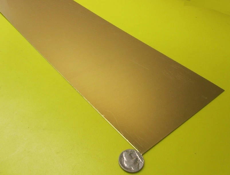 Barra plana de latón 260 .025" de grosor x 6.0" de ancho x 36" de largo Foto 3 de 4