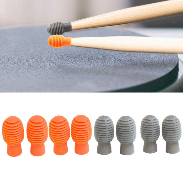 4x Instrument Trommel Stick Kopf Gummi Sleeve Einfach und Bequem zu Bedienen 4x Instrument Trommel Stick Kopf Gummi Sleeve Einfach und Bequem zu Bedienen