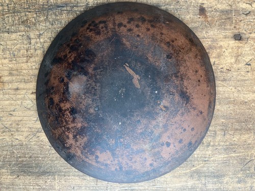 RARE! Bold! 9” Antique 18th 19th C PA REDWARE Plate Bowl Slip Decorated AAFA - Picture 5 of 7