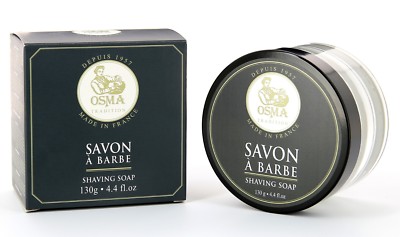 Osma Tradition Shaving 4.6oz Glass Jar Buter Coconut Oil Shea Butter Made IN