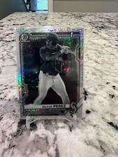 2021 Bowman Chrome - Prospects Black & White Mini-Diamond Refractor #BCP-215...