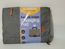 Klineus Portable Daiper Changing Pad. Water-proof Memory Foam Easy Cleaning NEW