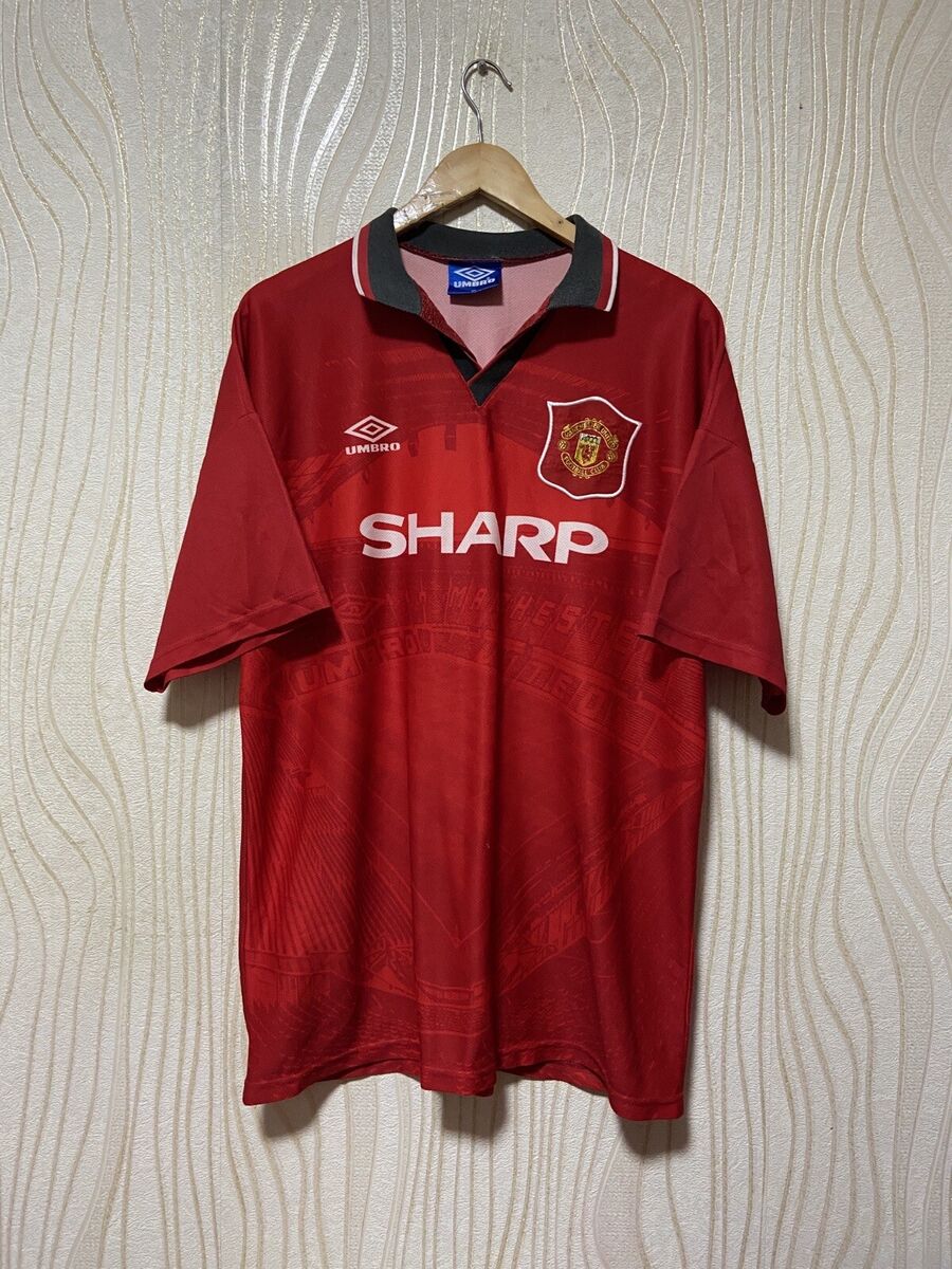 MANCHESTER UNITED 1995 1996 HOME FOOTBALL SHIRT SOCCER MANCHESTER UNITED 1995 1996 HOME FOOTBALL SHIRT SOCCER