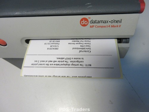38KM USB LAN REWINDER DATAMAX MP COMPACT 4 MARK II 61-2193-09 DT Label Printer - Bild 2 von 6