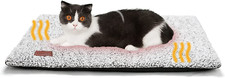 Cat Bed Self Heating Mat - 24x18 Thermal Pet Pad Removable Cover Non-Slip Bottom