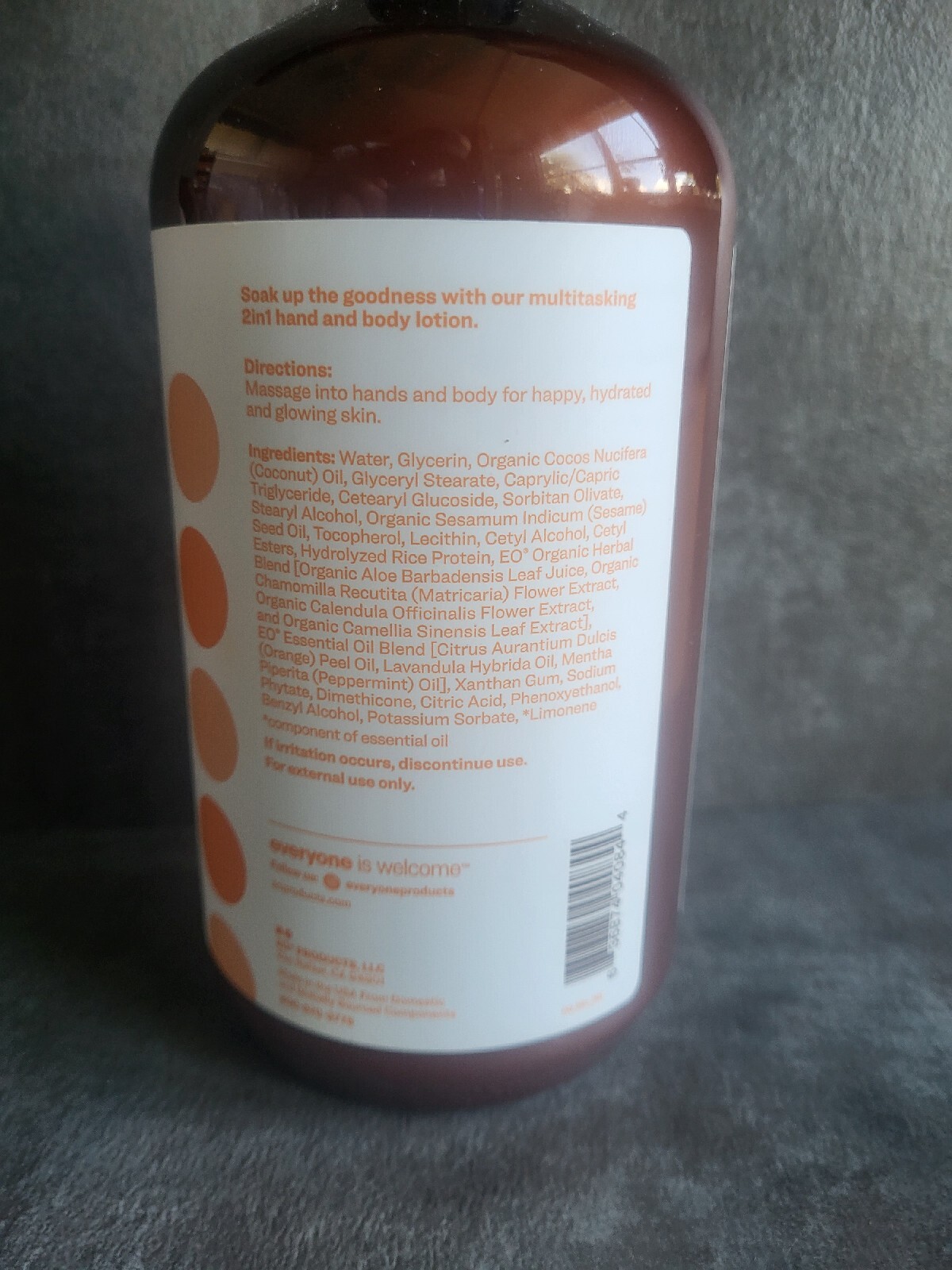 Everyone, Nourishing Hands and Body Lotion, Citrus + Mint, 32 fl oz (946 ml)