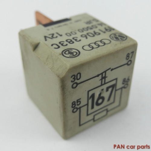 VW Audi Relais 167 für Kraftstoffpumpe, 191906383C, 14.0500.00, KTB