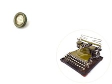 Hammond Typewriter Margin Stop / Release Key Part Keytop Keyboard Multiplex thumbnail