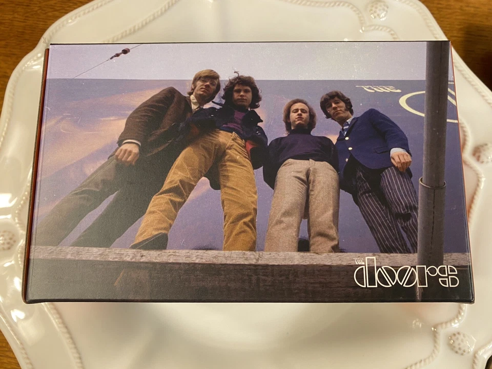 The Doors Mini Crosley Turntable w/ 3 3” Vinyl Singles RSD 2023 Record Store Day - Image 2 of 4