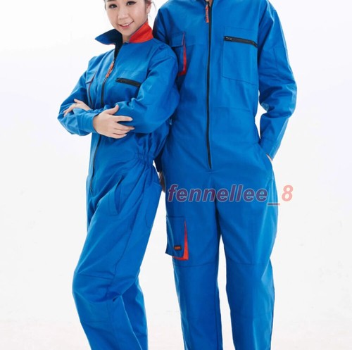 Work Overall Uniform Men Women Working Coveralls Welding Suit Car Repair Clothes - Picture 23 of 34