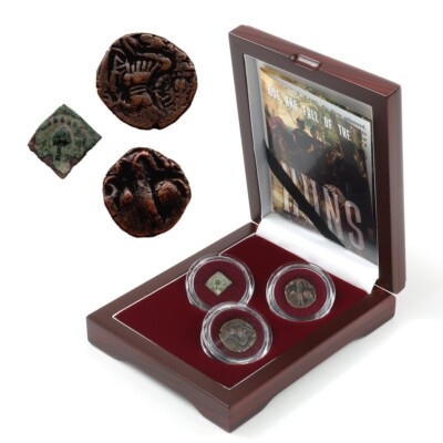Rise and Fall of the Huns : 3 Hunnic Coins Collection