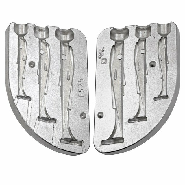 Sinkers & Weights Fishing silicon/plastisol lure shad Mold Mould