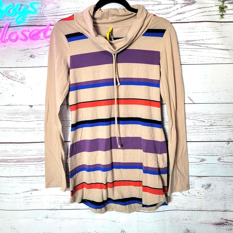 lole striped pullover athleisure hoodie