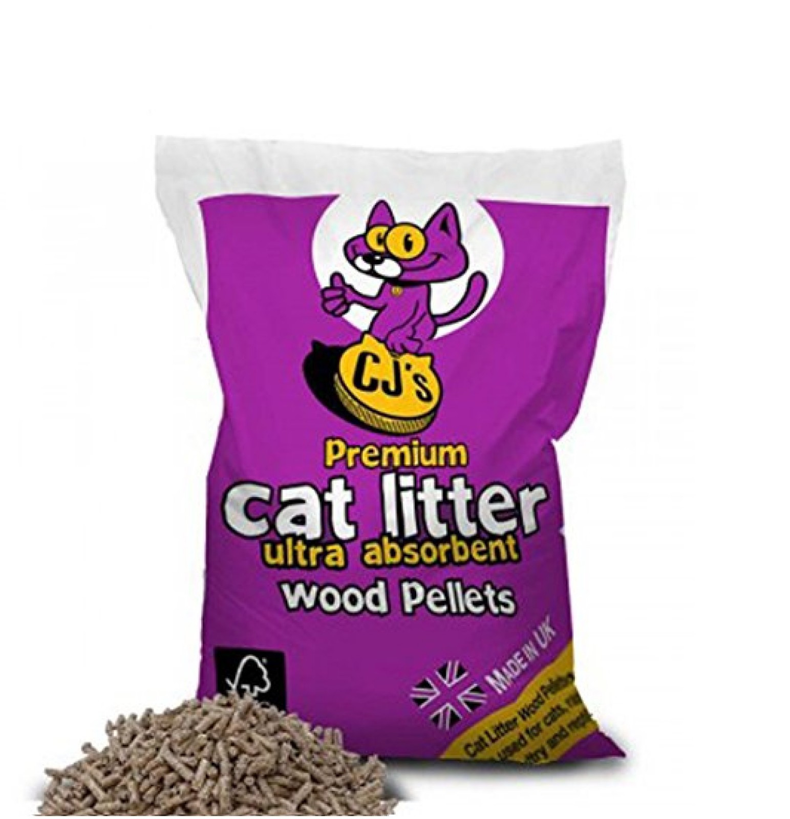 CJ's Ultra Absorbent Wood Pellets Car Litter (30L) for sale online eBay