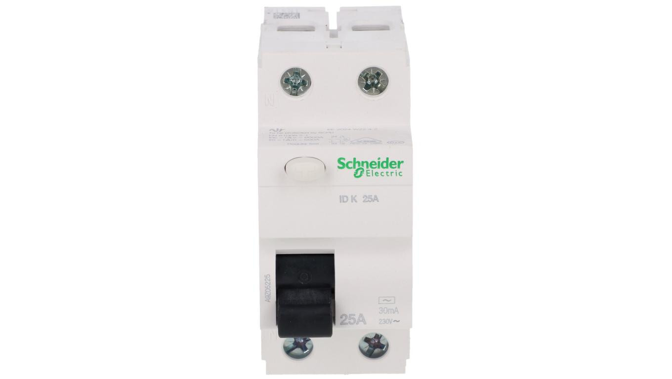 Residual current circuit breaker 2P 25A 0,03A, type AC ID K A9Z05225 /T2UK