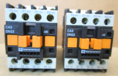 Telemecanique CA3 DN22 Relay BD 24V Lot of 2 Pieces 47348HM | eBay