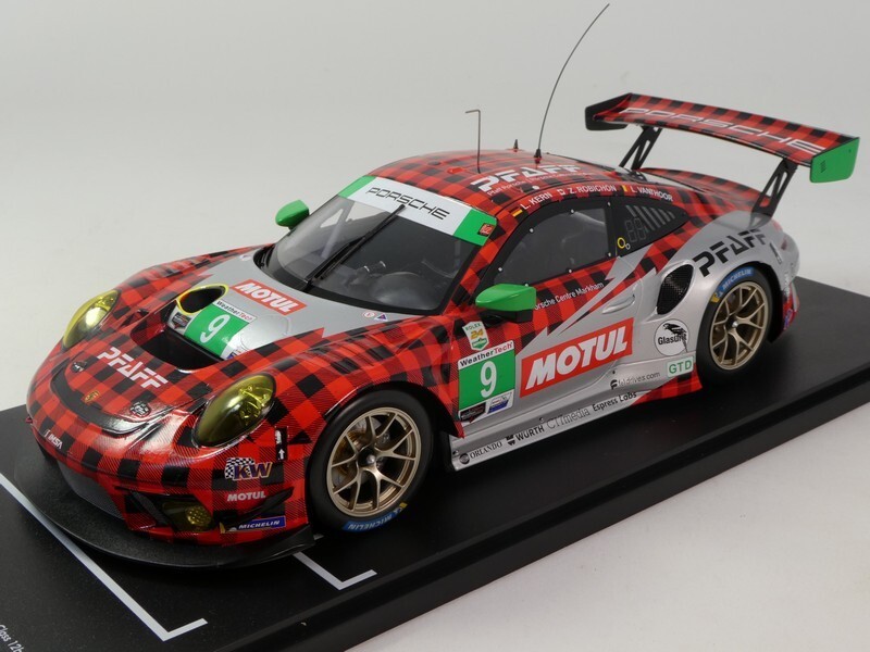 IXO LEGT18-23001A Porsche 911 GT3 R #9 Winner GTD 12h Sebring 2021 1/18
