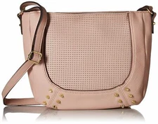 Max Studio Adda Pink Crossbody Pink Sand